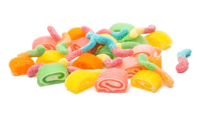 gummi candy isolated