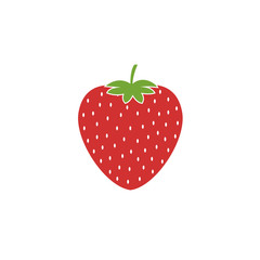 Simple strawberry icon