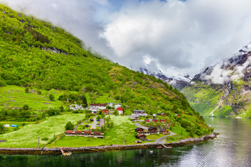 Fototapeta premium Beautiful view of Geirangerfjord, Norway
