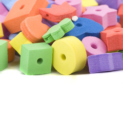 Bunte Schaumstoff Steckfiguren