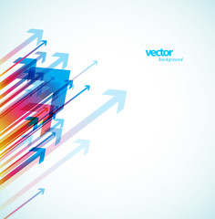 Abstract colorful arrows background wallpaper.