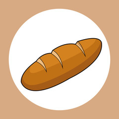 bread dessert fresh image vector illustration eps 10