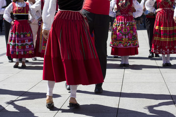 Traditional portuguese dancers