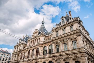 Obraz premium Le Palais de la Bourse de Lyon