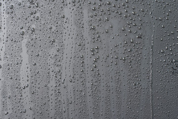 water drops on black background