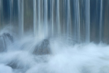 Fototapeta na wymiar part of waterfall with stones