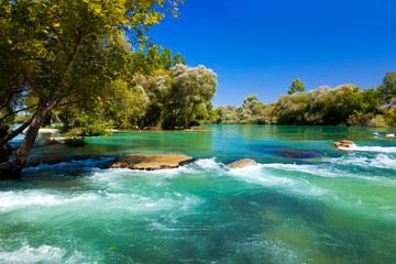 Waterfall Manavgat at Turkey