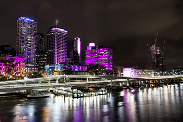 Fototapeta na wymiar Brisbane City Australia cityscape for G20 Cultural Celebrations.