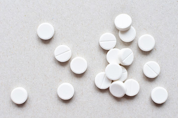 a lot of white tablets