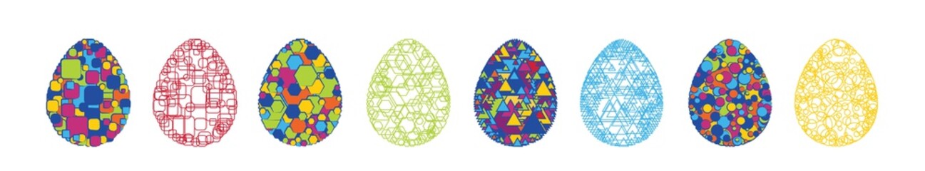 Colorful Easter Eggs 1