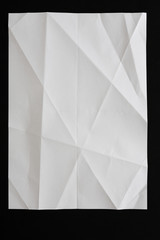 White paper geometric pattern, textured background