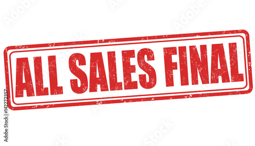 "All sales final sign or stamp" fichier vectoriel libre de droits sur ...