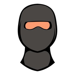 Ninja mask icon, icon cartoon