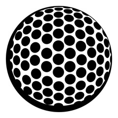 Golf ball icon, icon cartoon