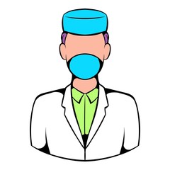 Doctor icon, icon cartoon