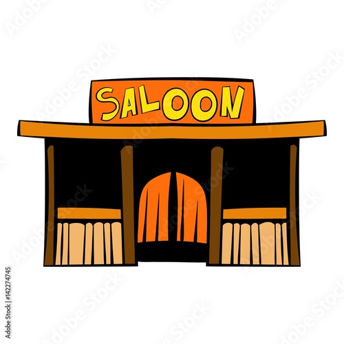 Western Saloon Icon Icon Cartoon Stock Image And Royalty Free