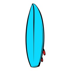 Surfboard icon, icon cartoon