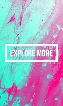 Explore more motivational quote on abstract liquid background.