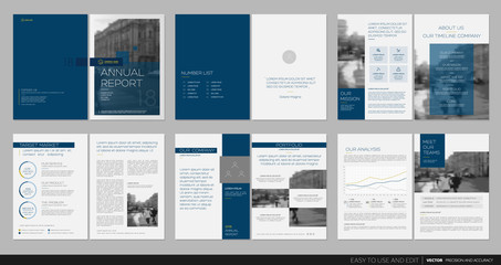 Design annual report,vector template brochures