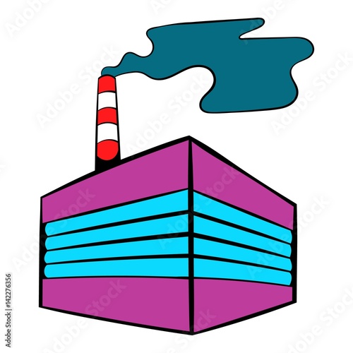 "Factory building icon, icon cartoon" Stock image and royalty-free