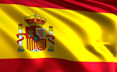 Fototapeta premium Spain flag. Spanish Flag
