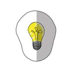 energy bulb power icon, vector illustration design