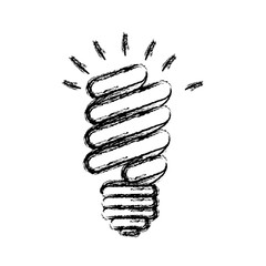 energy save bulb power icon, vector illustration design