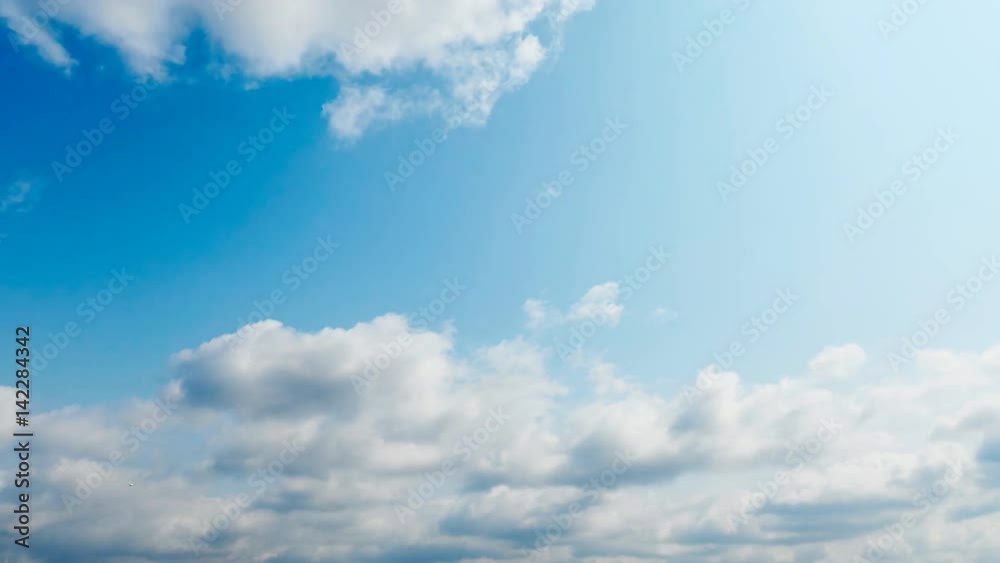 Wall mural timelapse of the clear sky