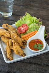 barbecue buffalo chicken wings