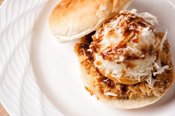 pork cutlet burger