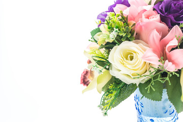 beautiful bouquet flower in vase