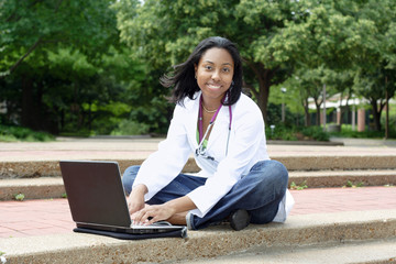 Female African American College Student