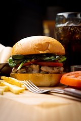 chicken burger