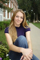 Obraz premium College Woman Series