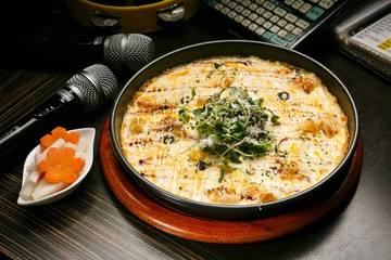 Pizza to eat with a spoon