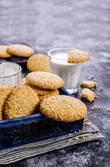 Cookie with sesame seeds