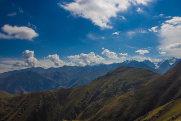 Mountain landscape in Kazakhstan, near Almaty city