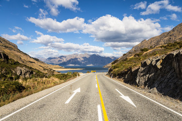 On the road in New Zealand