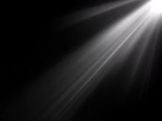 Foto op Aluminium abstract beautiful rays of light on black background. © fotobieshutterb