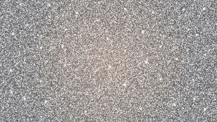 Abstract shiny silver glitter background. Bright substrate, a template for greeting cards, advertisements, invitations and any of your design.