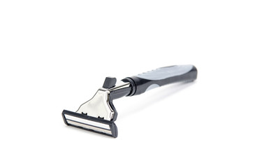 shaving razor on a white background