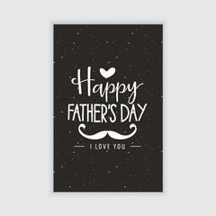 Obraz na płótnie Canvas happy fathers day