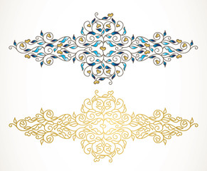 Vector element, luxury ornament.