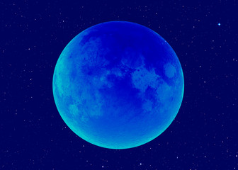 Blue Moon "Elements of this image furnished by NASA
