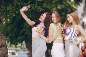beautiful girls on the street