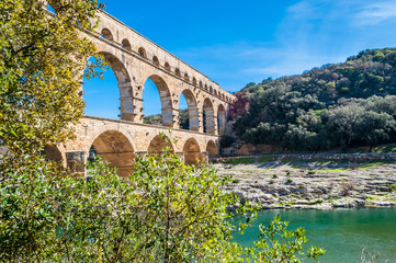 Fototapeta premium Pont du Gard, France.