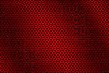 Red metal perforated background