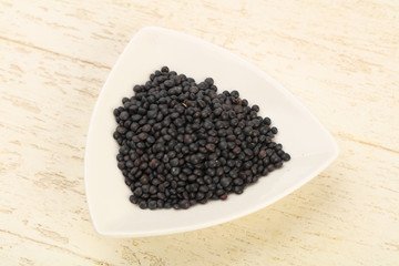 Black lentils