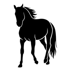 Naklejka na ściany i meble Horse silhouette