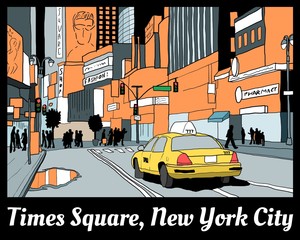 Times Square vector